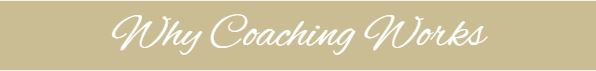 lettering of Why Coaching Works